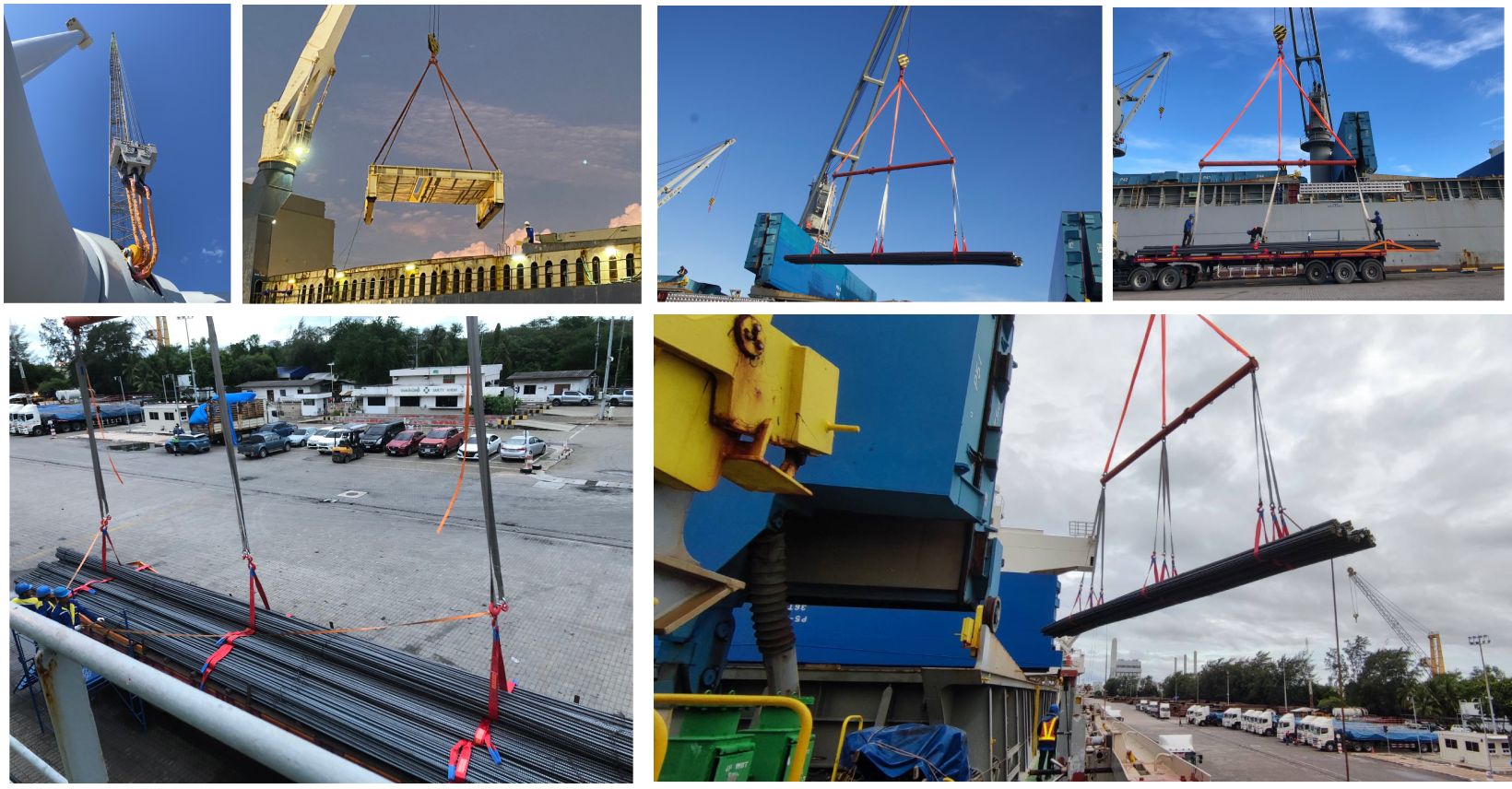 polyester endless round sling heavy load lifting application