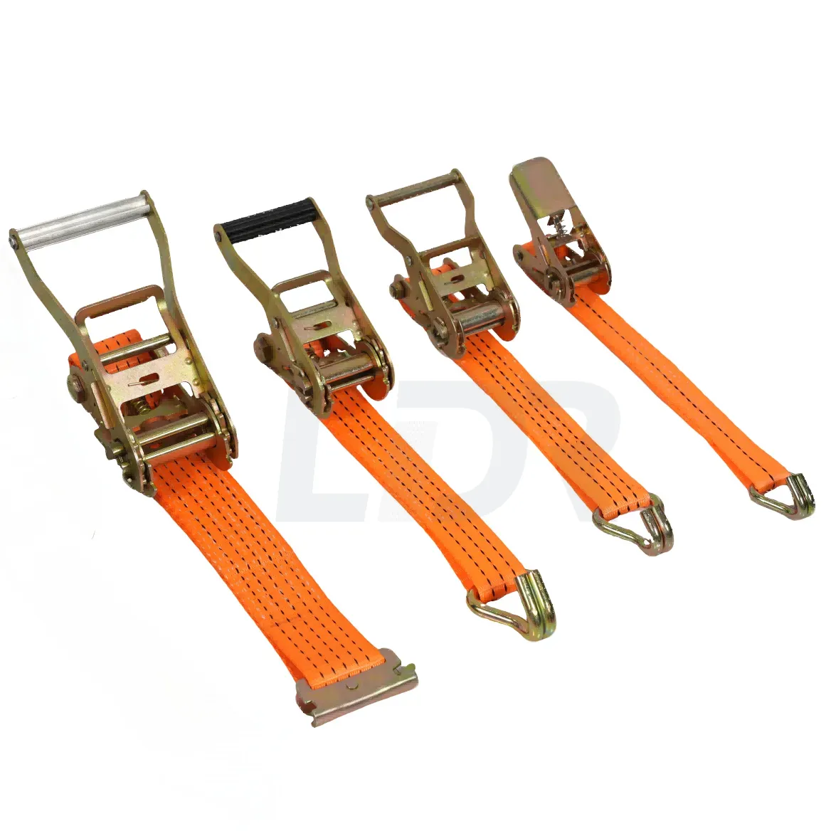 LDR European Ratchet Strap EN 12195-2 - Cargo Lashing Belt for Transport