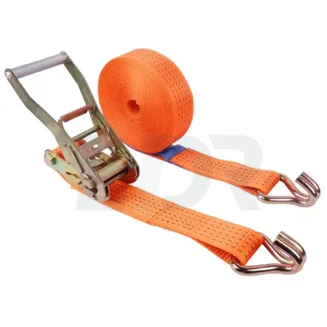 ratchet tie down with double j hook heavy duty