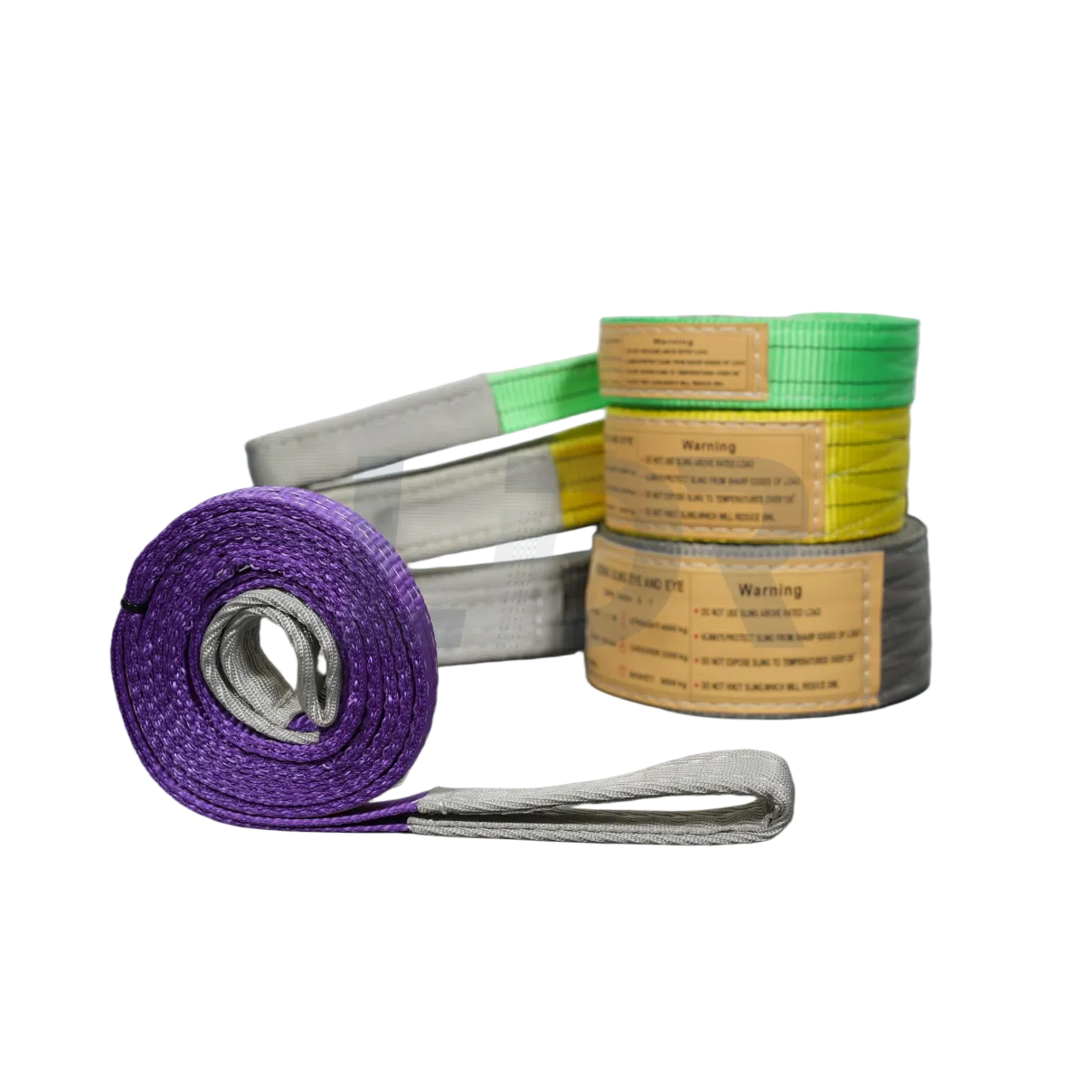 LDR 1 Ton Flat Web Lifting Slings - Polyester Webbing Sling for Industrial Lifting